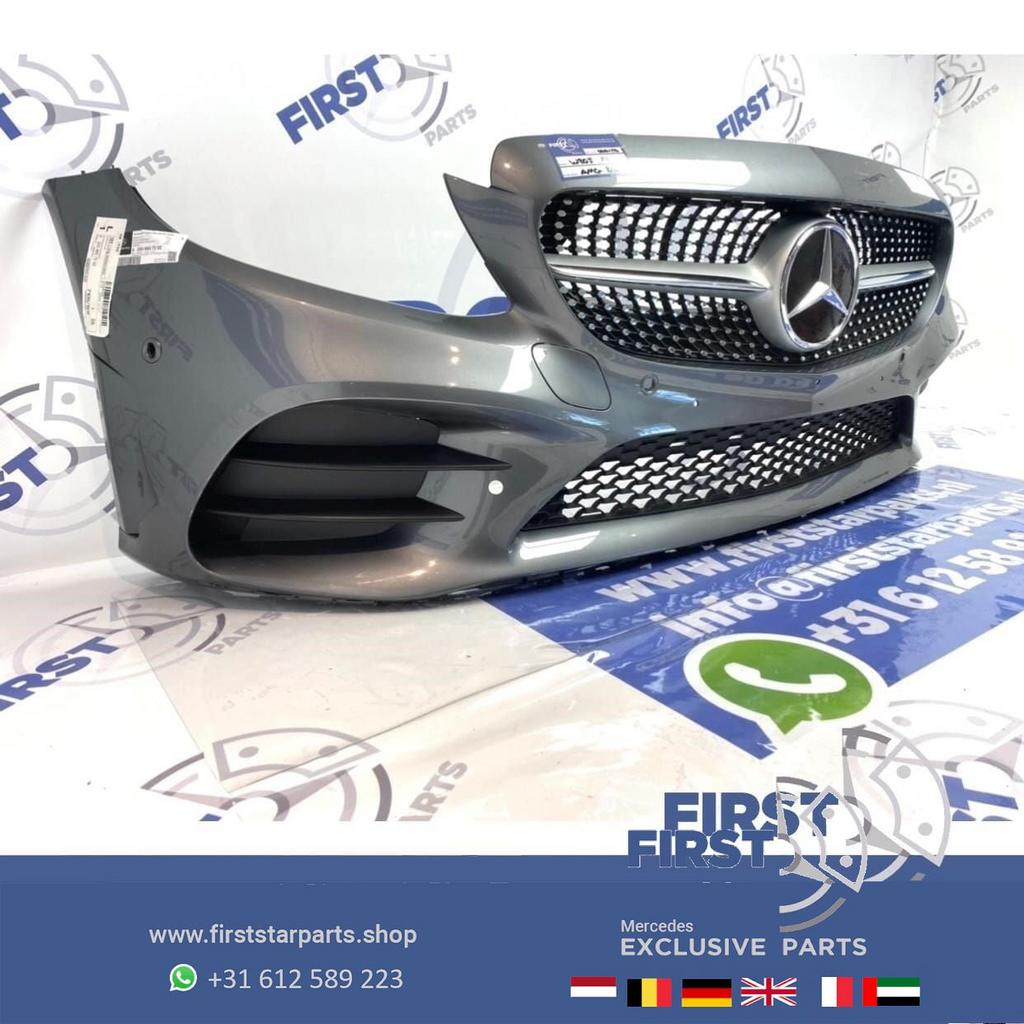W205 FACELIFT AMG VOORBUMPER + diamond gril 2019 Mercedes C, Auto-onderdelen, Gebruikt, -, Voor, Ophalen of Verzenden