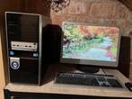 Volledige pc I5 met scherm 22inch en toetsenbord, HDD, ASUS, Avec moniteur, Enlèvement