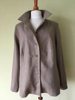 NATAN, halflange linnen vest, maat 50, donderbeige, Vêtements | Femmes, Pulls & Gilets, Taille 46/48 (XL) ou plus grande, Enlèvement ou Envoi