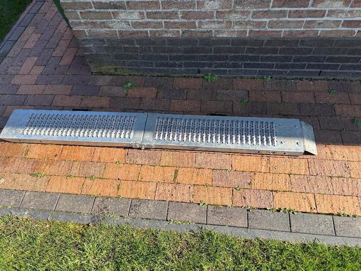 inklapbare rijplaaten 2 stuks, Bricolage & Construction, Métaux, Comme neuf, Fer, Enlèvement