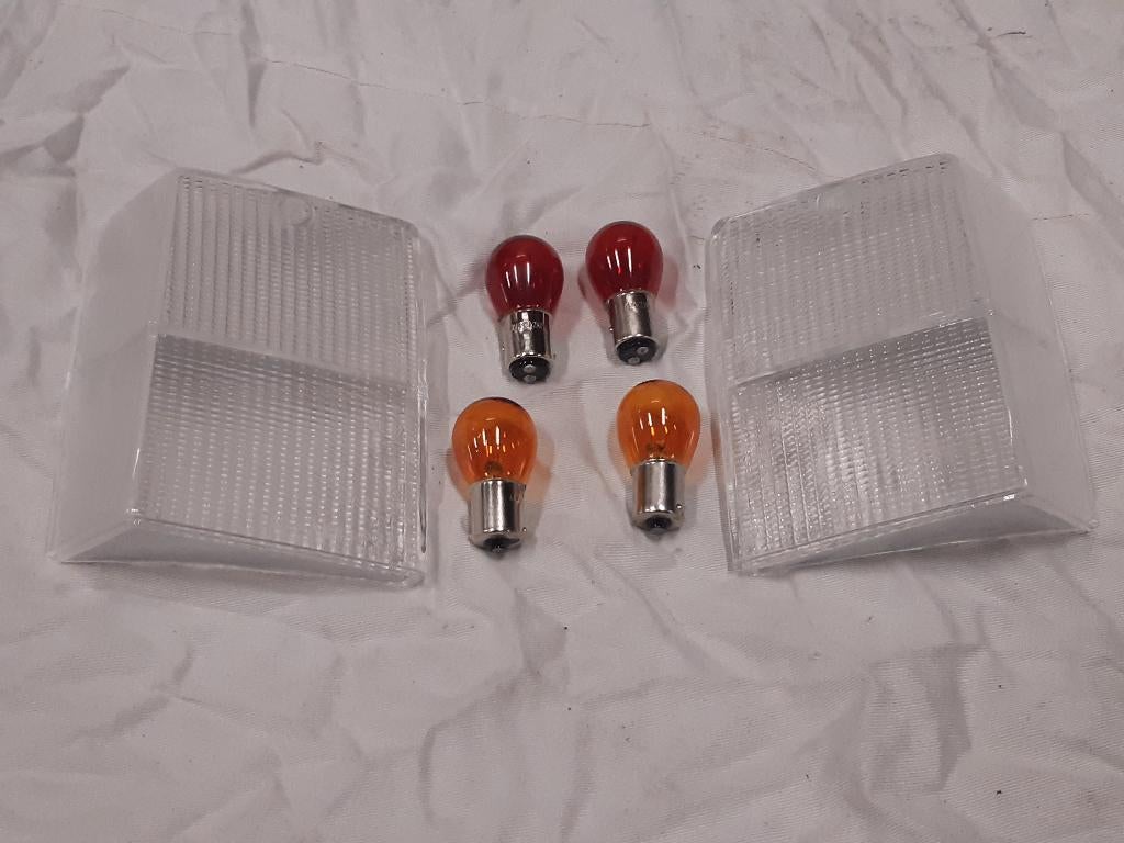 set witte achterlichtkapjes Classic Mini Cooper, Auto-onderdelen, Verlichting, Mini, Rover, Austin, Nieuw, Ophalen