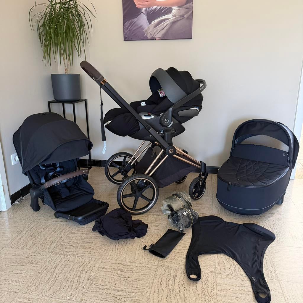 Cybex Priam Rose Gold — Set complet, Enlèvement, Comme neuf, Poussette