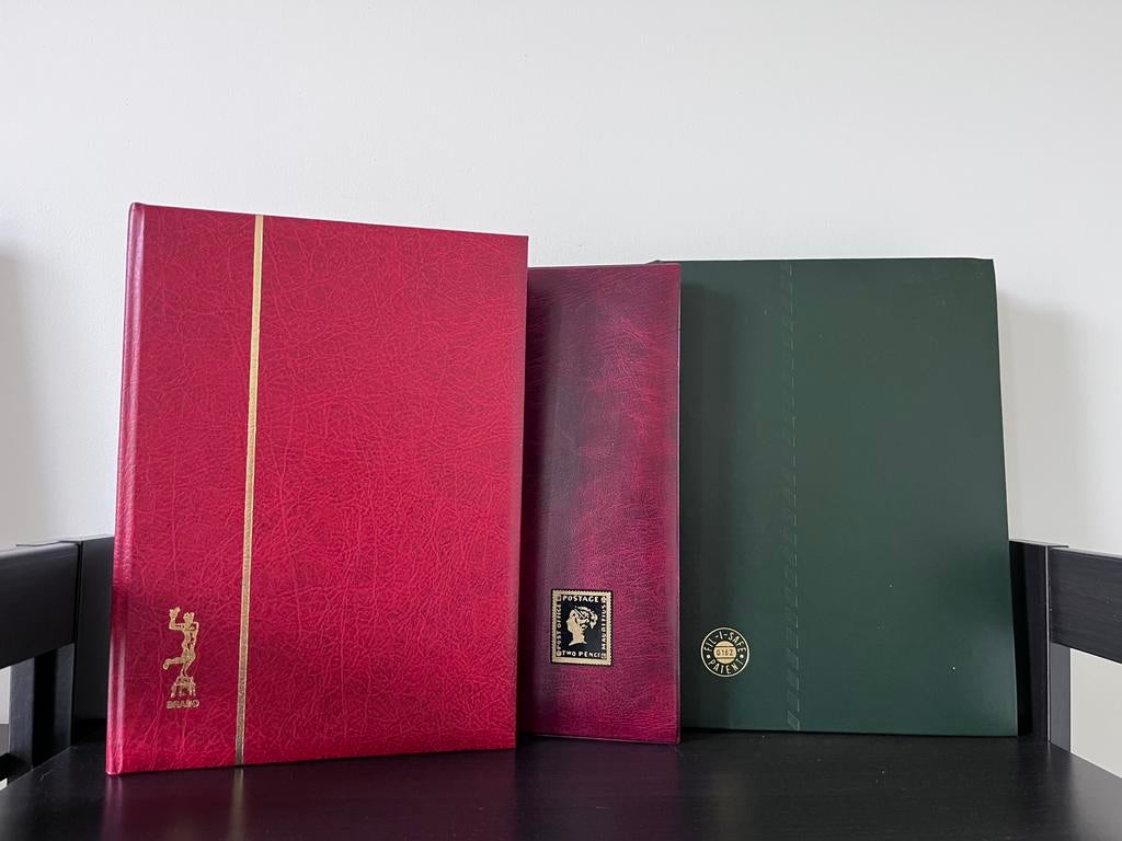 Mooie postzegel collectie in 3 albums + losse stukken divers, Postzegels en Munten, Postzegels | Volle albums en Verzamelingen