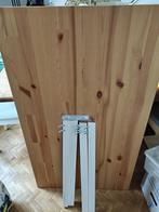 Table Pinntorp, Maison & Meubles, Tables | Tables à manger, 100 à 150 cm, Quatre personnes, Table, teinté brun clair/teinté blanc