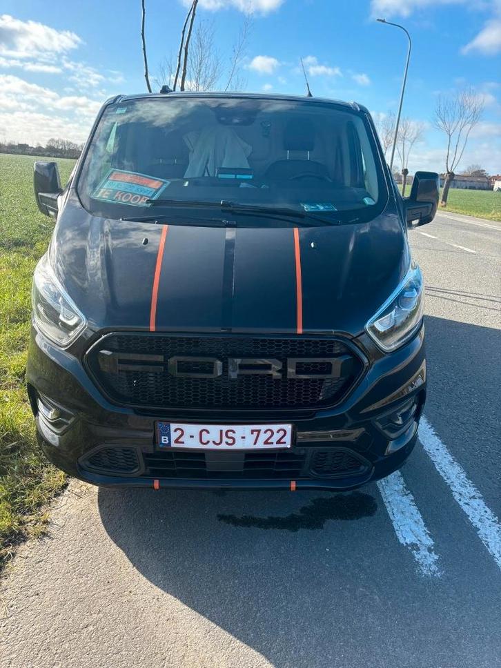 Bestelwagen Ford Custom Sport, Autos, Ford, Particulier, Transit, ABS, Caméra de recul, Air conditionné, Alarme, Apple Carplay