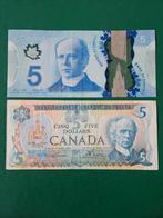 2 x 5 dollars Canada set, Postzegels en Munten, Bankbiljetten | Amerika, Ophalen of Verzenden, Noord-Amerika, Setje