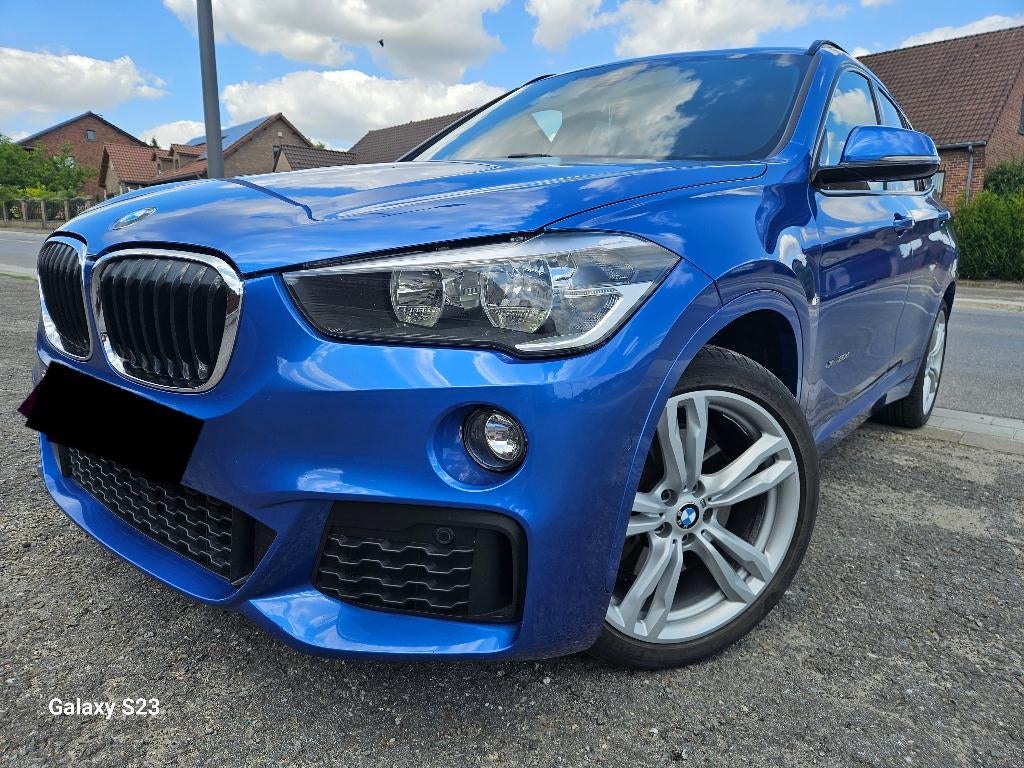 BMW X1 M PAKKET X DRIVE 2.0D 190pk EURO 6B VOLLEDIGE OPTIES, X1, Euro 6, Blauw, Leder