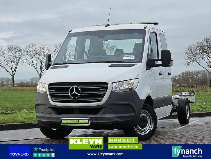 Mercedes-Benz SPRINTER 319 L3 Chassis Dub Cab, Auto's, Bestelwagens en Lichte vracht, Bedrijf, ABS, Airconditioning, Centrale vergrendeling