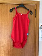 Rode body met drukknopen, 140, Pien en Polle, Nacht- of Onderkleding, Meisje, Pien en Polle, Ophalen of Verzenden