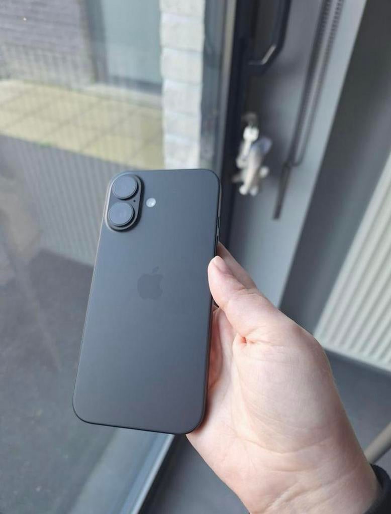 iPhone 16 128GB zwart | 90% batterij, Télécoms, Téléphonie mobile | Apple iPhone, Enlèvement, Comme neuf, Noir, IPhone 16