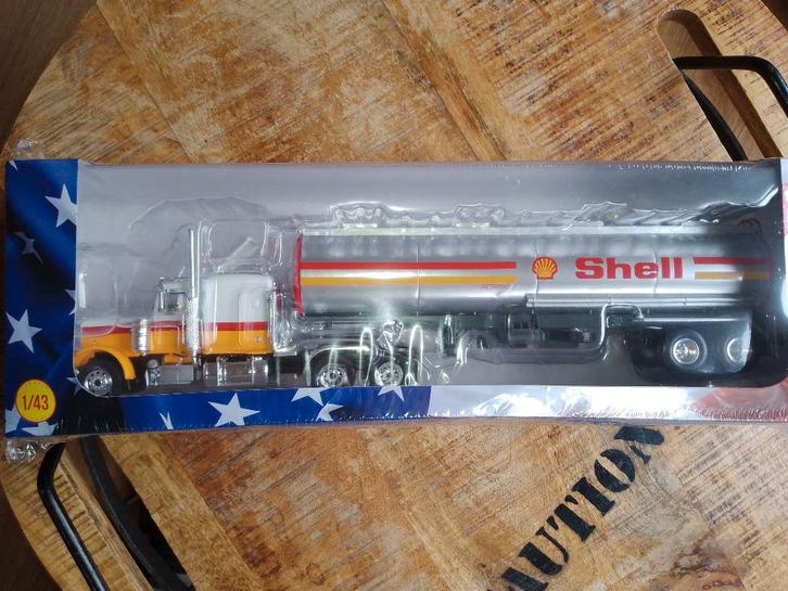 Camion USA PETERBILT SHELL Truck 1/43 IXO U.H. Neuf + Boite, Hobby & Loisirs créatifs, Voitures miniatures | 1:43, Neuf, Bus ou Camion
