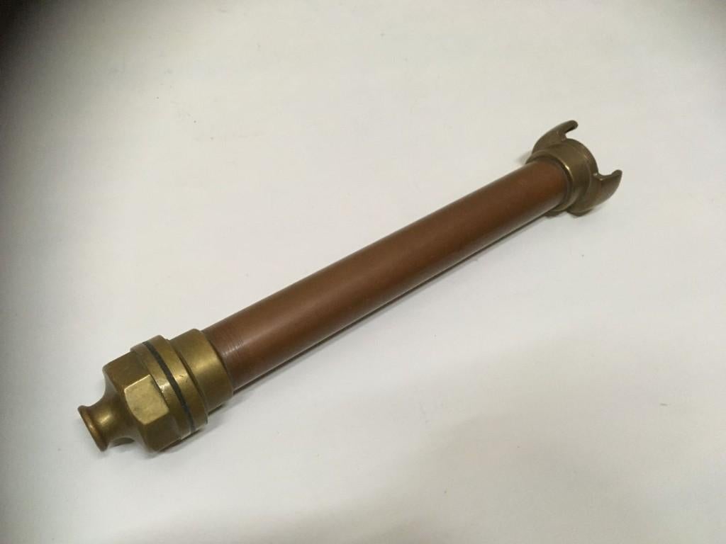 Antieke koperen brandweerspuit, Antiquités & Art, Antiquités | Bronze & Cuivre, Enlèvement ou Envoi, Cuivre