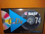 Cassette / lot 1x Basf chrome Cdii 74, Cd's en Dvd's, Cassettebandjes, Overige genres, 1 bandje, Ophalen of Verzenden, Nieuw in verpakking