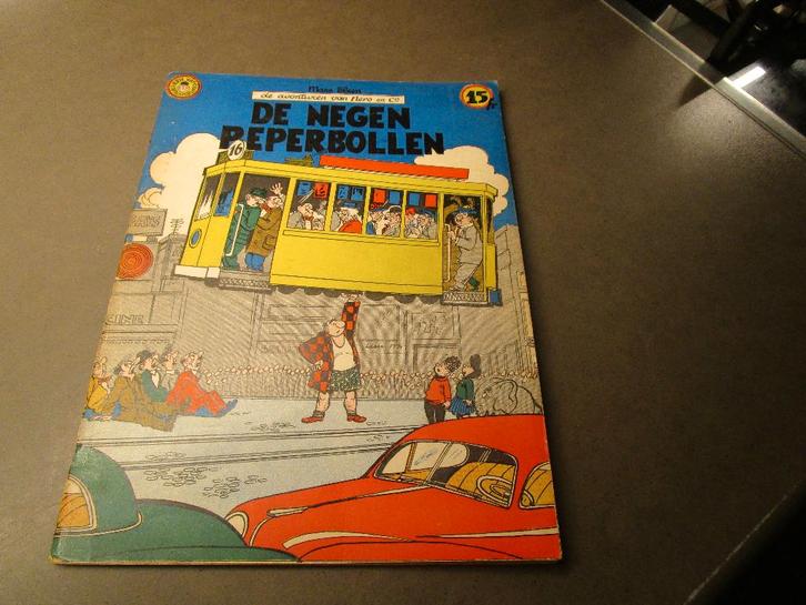 Nero - De negen peperbollen - 1e druk - 1957, Livres, BD, Comme neuf, Une BD, Enlèvement ou Envoi