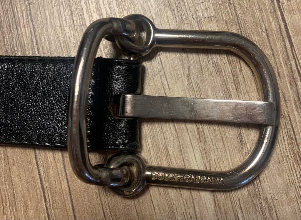 Dolce&gabbana leren riem maat 95cm, 95 tot 105 cm, Ophalen of Verzenden, Riem of Ceintuur, Gedragen