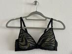 Zwart gouden zebraprint softcup beha Marie Jo maat XS, Enlèvement ou Envoi, Noir, Soutien-gorge