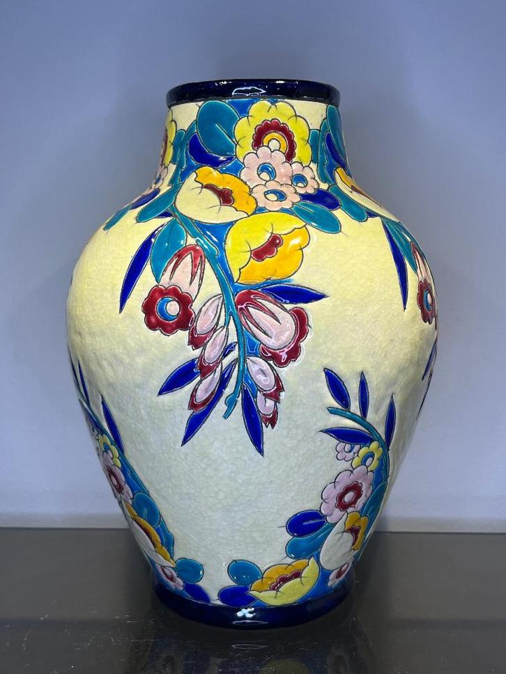 Charles Catteau Keramis Boch, Antiquités & Art, Antiquités | Vases, Enlèvement ou Envoi