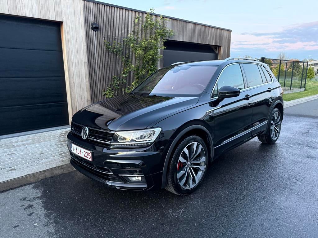 Vw tiguan r-line 2.0tdi 240 pk, Autos, Volkswagen, Cuir, Achat, 176 kW, Euro 6