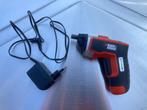 Black+Decker Kleine elektrische schroefmachine, Enlèvement ou Envoi, Utilisé, Moins de 400 watts, Foreuse et Perceuse
