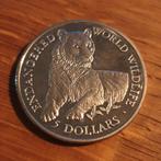 Épreuve argentique 5 dollars des Îles Cook 1990, Timbres & Monnaies, Monnaies | Océanie, Envoi, Monnaie en vrac, Argent