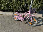 Kinderfiets meisje 4-6 jaar, roos, Ophalen, Gebruikt