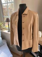 Veste courte en cuir nappa camel NATAN - 38/40, Vêtements | Femmes, Taille 38/40 (M), Enlèvement ou Envoi, Beige, Comme neuf