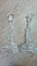 Kandelaars in glas, Antiek en Kunst, Ophalen of Verzenden