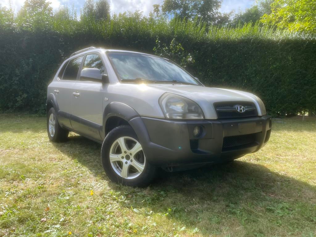 2007 Hyundai Tucson - AUTOMAAT - 2.0L DIESEL -  4X4, Auto's, Hyundai, Automaat, 1998 cc, 4 cilinders, Leder en Stof