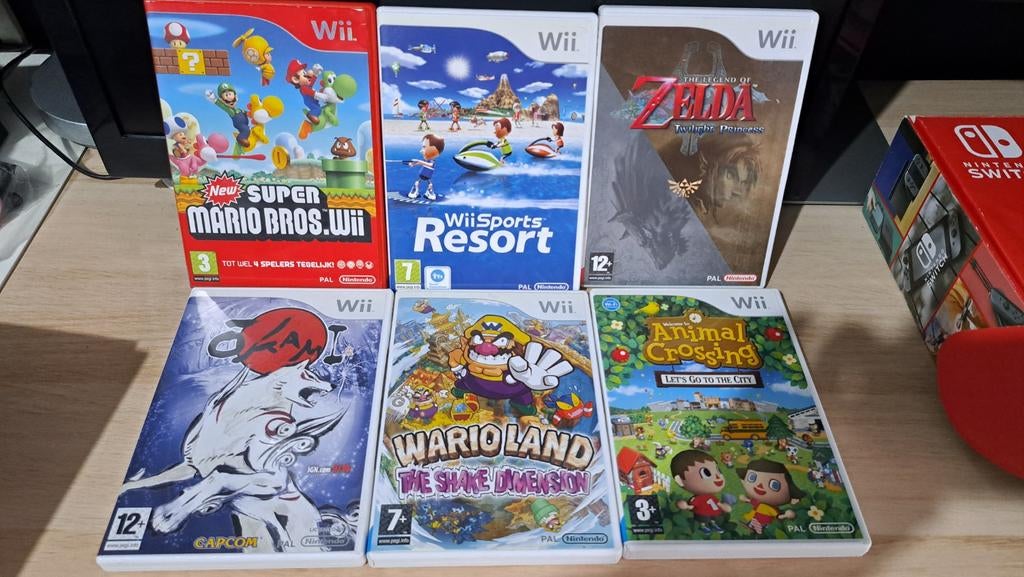 13 top jeux nintendo wii mario bros sports wario okami, Enlèvement ou Envoi, Comme neuf
