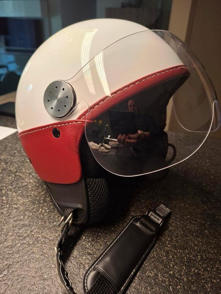 Jethelm Vespa, Fietsen en Brommers, Brommerhelmen, Ophalen of Verzenden