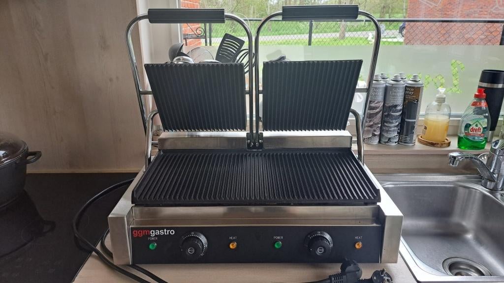 Professionele grill GGM Gastro – weinig gebruikt, Ophalen, Gebruikt, Fornuis, Frituur en Grillen