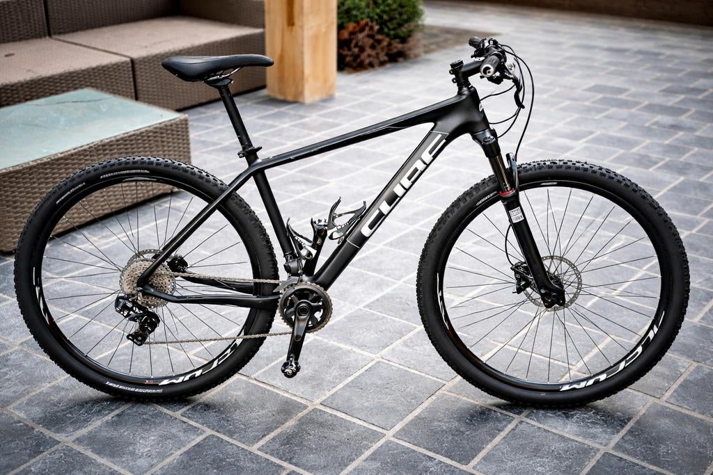 Cube 29 Carbon hard tail mtb Di-2 elect schakelen 2x11 sp, Fietsen en Brommers, Gebruikt, 57 cm of meer, Hardtail, Heren