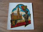 Bruxelles Brussel 8 x 9,5 cm Sticker, Verzamelen, Stickers, Ophalen of Verzenden, Nieuw, Overige typen