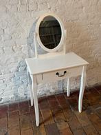 Houten kaptafel met lade, Huis en Inrichting, Tafels | Kaptafels, Ophalen, Gebruikt, Hout