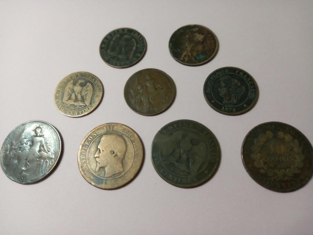 Pièces anciennes., Timbres & Monnaies, Pièces & Médailles, Autres matériaux, Enlèvement
