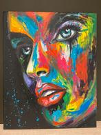 Peinture abstraite colorée Mk Art, Enlèvement ou Envoi