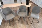 Lot de Chaises MOBITEC MOODS, Maison & Meubles, Chaises, Trois, Gris, Comme neuf, Enlèvement