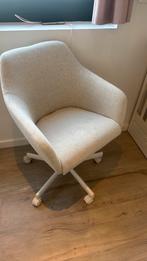 Bureastoel beige stof, Ophalen, Zo goed als nieuw, Beige, Bureaustoel