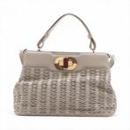 Sac Bvlgari Bulgari Isabella Rossellini, Envoi, Comme neuf, Gris, Sac à main