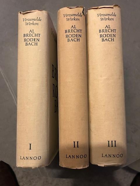 3 Verzamelde werken - Albrecht Rodenbach - poezie, Livres, Poèmes & Poésie, Enlèvement ou Envoi, Utilisé