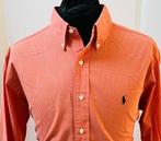 Chemise à carreaux orange Polo Ralph Lauren Large Classic, Vêtements | Hommes, Chemises, Tour de cou 41/42 (L), Enlèvement ou Envoi