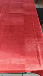 Nappe rouge carmin 150 x 240 cm, Enlèvement ou Envoi, Comme neuf, Rectangle, Intérieur