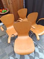 Vintage Kimball Bingo eetkamerstoelen, Ophalen, Hout