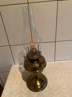 Petroleumlamp met koper, Antiek en Kunst, Ophalen