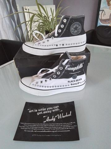 Andy Warhol All-Stars de Converse, édition 41 ou 7/5