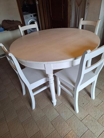 Table Flamant + 6 chaises, Enlèvement