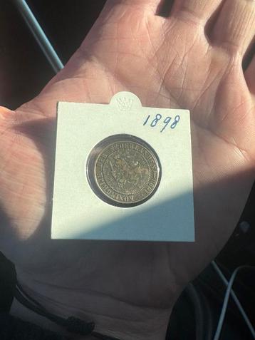 2 1/2 cent 1898, Postzegels en Munten, Bankbiljetten | Nederland, Verzenden