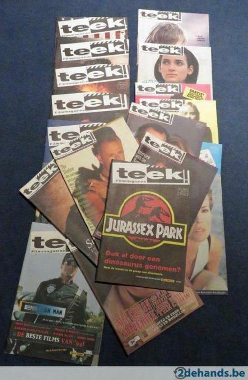 Teek! Filmmagazine. Eerste 19 nrs incl. nr 2 : Jurassex Park, Collections, Revues, Journaux & Coupures, Journal ou Magazine, 1980 à nos jours