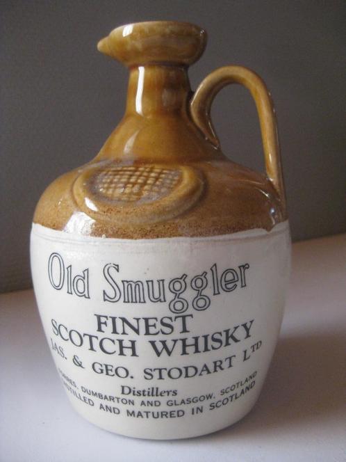 Old Smuggler Whisky - Meilleur whisky écossais - Millésime, Collections, Verres & Petits Verres, Comme neuf, Verres et Verres à shot