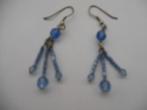 Boucles d'oreilles en perles, Ophalen, Zo goed als nieuw, Blauw, Hangers